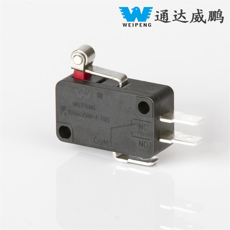 16A 3-Pin Self-Reset Roller Microwave Micro Switch