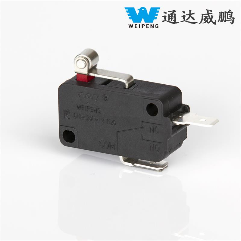 16A Normally Open Micro Switch Short Wheel Household Appliance Switch