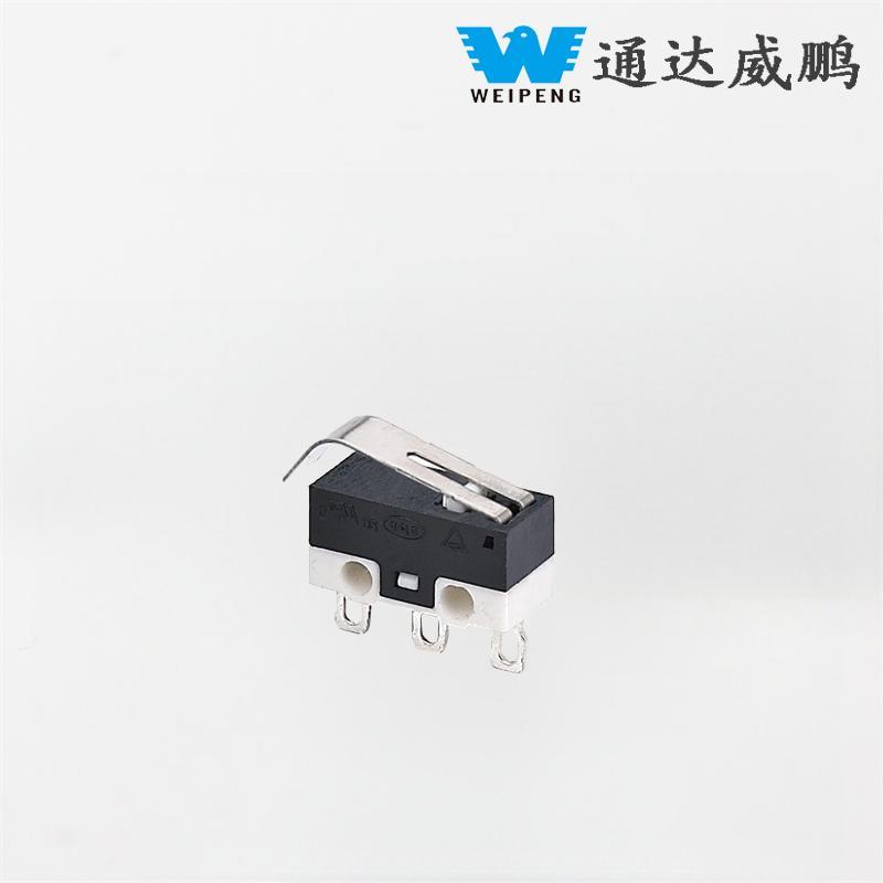 1A/3A 3-Pin High-Temperature Resistant Mouse Micro Switch with Long Lifespan