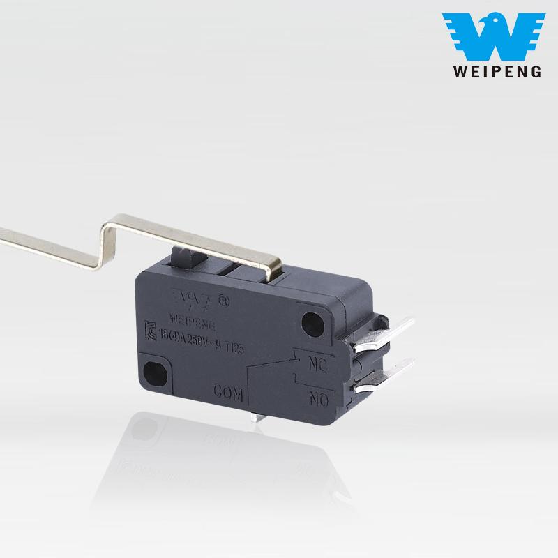 3-Pin 16A Long Lever Household Appliance High-Power High-Temperature Resistant Micro Switch