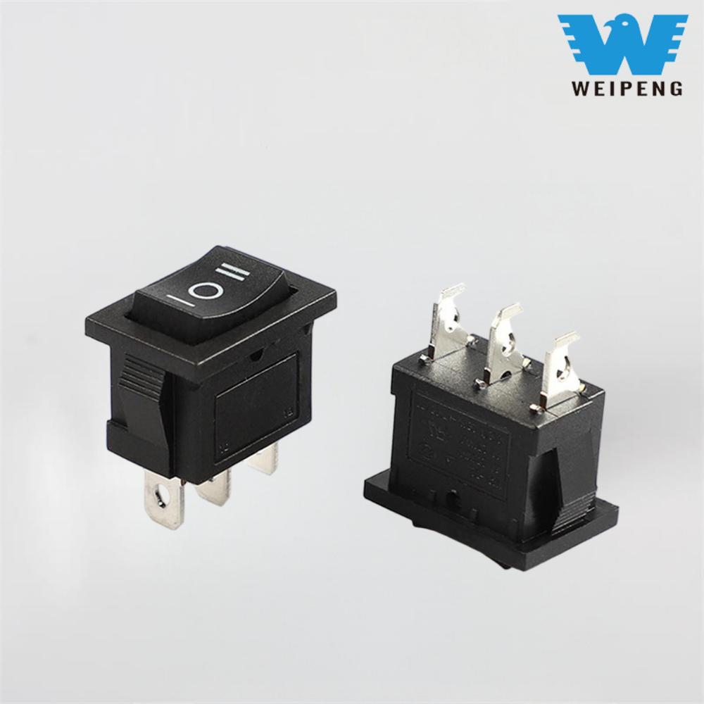 Boat-Shaped Triple-Legged Rocker Switch with Light
