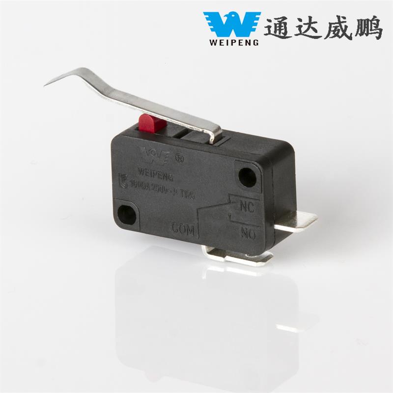 Double-Pins Normally Open 16A High Current Certified Limit Travel Switch