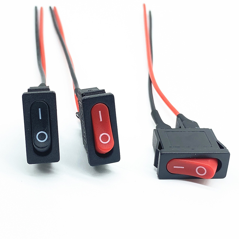 Flat Boat-Shaped 9.5*21mm Power Rocker Switch