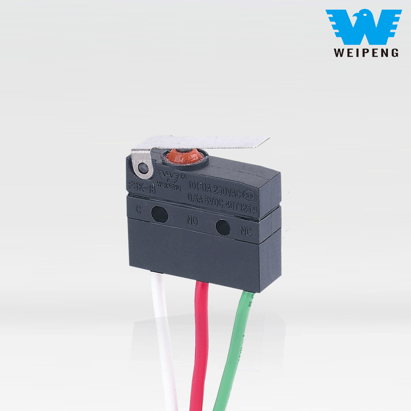Fsk-18 Series IP67 Waterproof Micro Switch with 20cm Lead Wire
