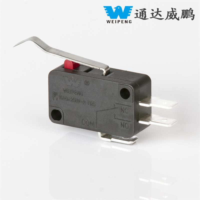 High-Current Three-Pin Micro Switch for Microwave Ovens and Washing Machines