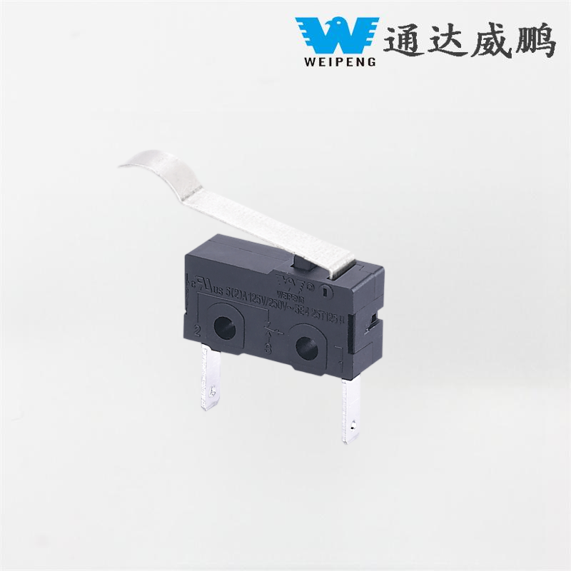 HK-04G-L Medium Reset Curved Lever Micro Switch