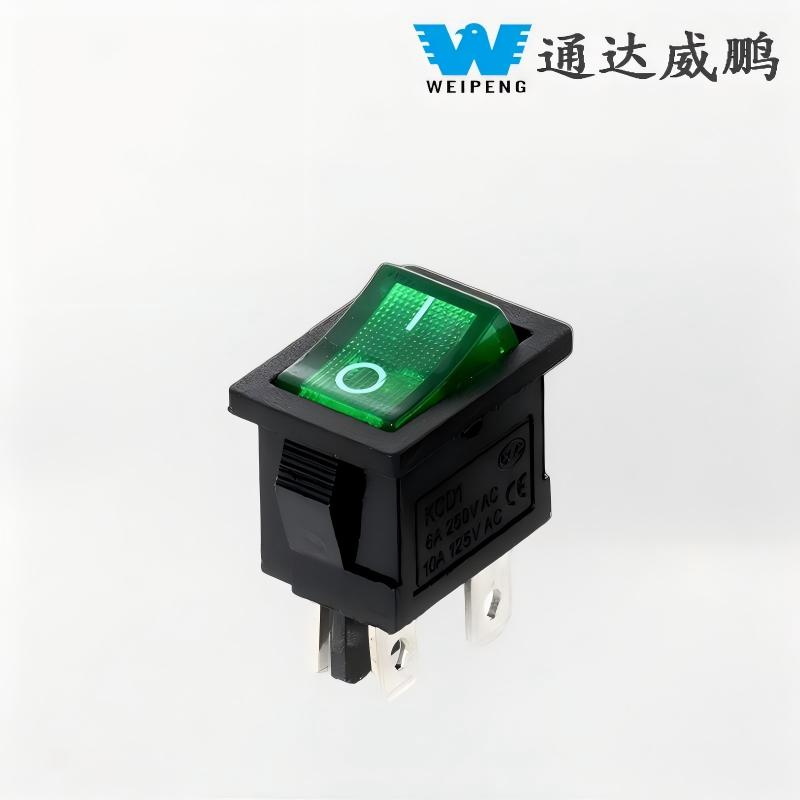 Kcd1-104 Boat-Shaped Switch Four-Pin Two-Position Rocker Switch