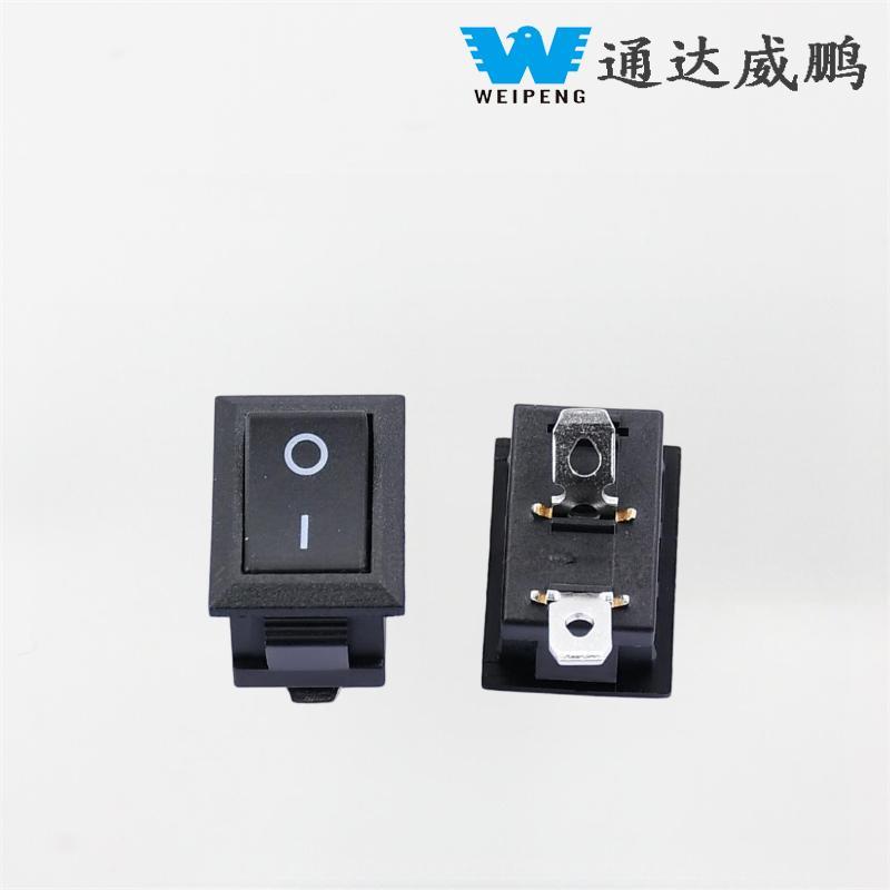 Kcd115*21mm Slanted Edge Bent Leg Two-Position 6A Power Rocker Switch