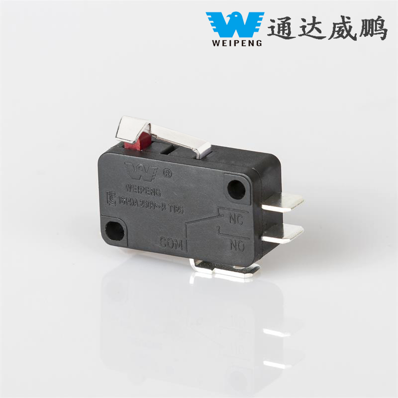 Kw7 Large Current Three-Pin Short Handle Household Appliance Micro Switch