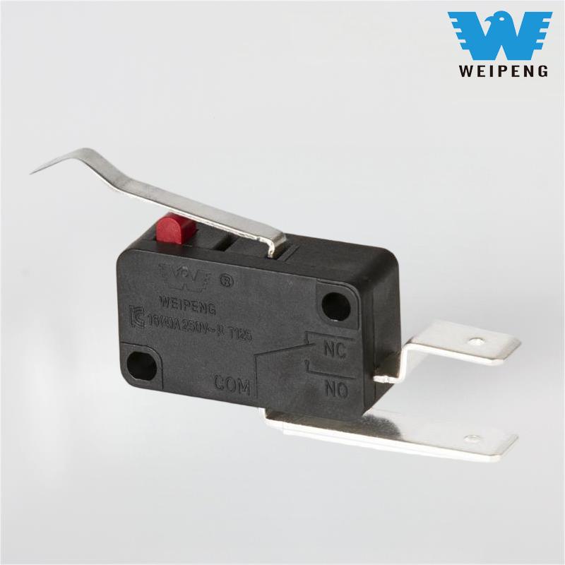 Normally Open 16A High Current Certified Limit Micro Switch