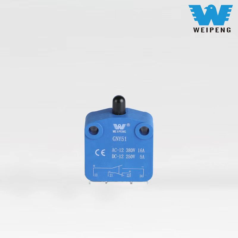 Plug column type button micro switch