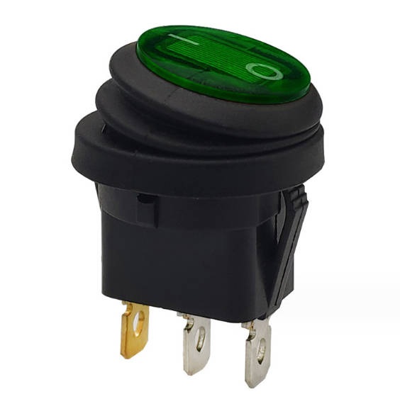 Rocker Switch Upper Circle Below