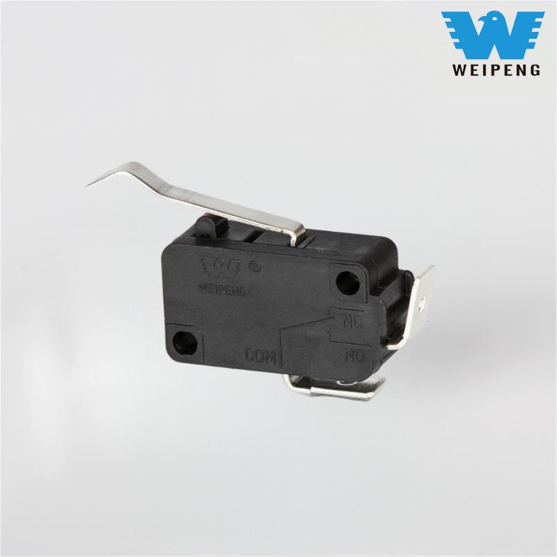 Silver Contact High-Temperature Resistant Normally Open Micro Switch for Home Appliances