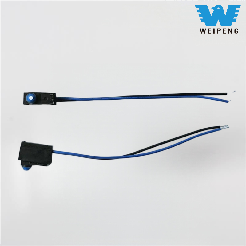 Waterproof Pin-Type Push-Button Micro Switch with Leads