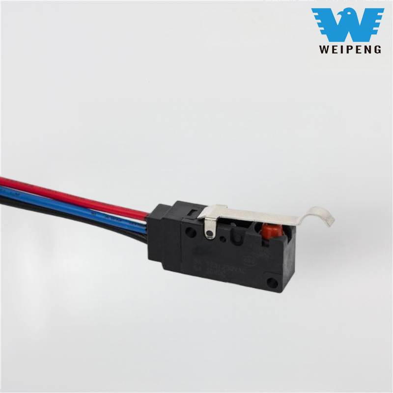 Weipeng Waterproof Micro Switch with Bent Handle and Wire